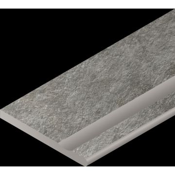 Бортик с выемкой закругленный правый Italon (Италон) Магма Фог 30х60 см, 620090001352