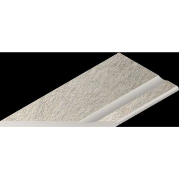 Бортик с выемкой закругленный левый Italon (Италон) Магма Айс 30х60 см, 620090001354