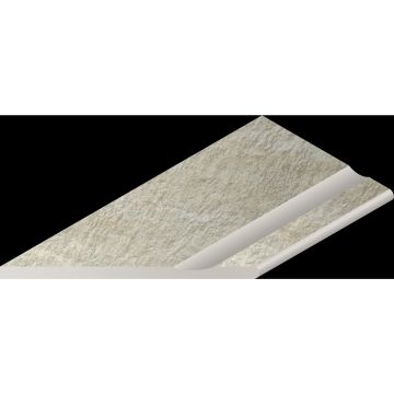 Бортик с выемкой закругленный левый Italon (Италон) Магма Минерал 30х60 см, 620090001355