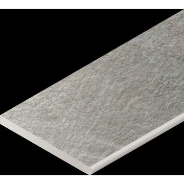 Бортик закругленный правый Italon (Италон) Магма Сильвер 30х60 см, 620090001366