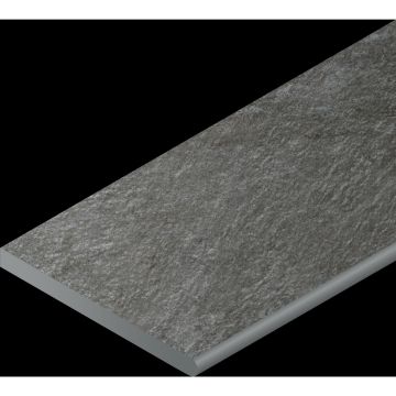 Бортик закругленный правый Italon (Италон) Магма Графит 30х60 см, 620090001368