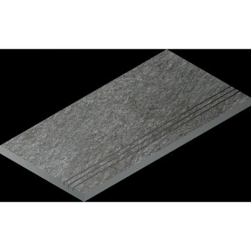 Бортик Italon (Италон) Магма Графит Грип 30х60 см, 620090001378