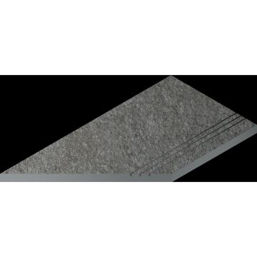 Бортик левый Italon (Италон) Магма Графит Грип 30х60 см, 620090001388