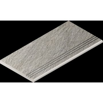 Ступень закругленная Italon (Италон) Магма Сильвер грип 30х60 см, 620090001391