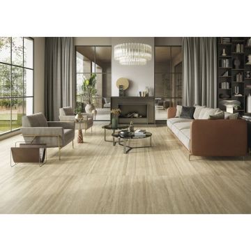 Керамогранит Italon (Италон) Travertino Romano lux 80x160 см, 610015000590