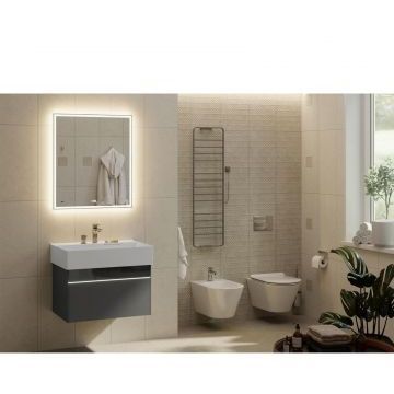 Плитка настенная Kerama Marazzi (Керама Марацци) Карму серый светлый обрезной 30х60 см, толщ. 9 мм, 11206R (7 плит)