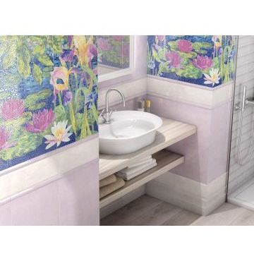 Плинтус Kerama Marazzi (Керама Марацци) Сад Моне белый обрезной 15х30 см, толщ. 17 мм (FMA013R)