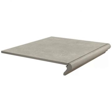 Ступень фронтальная Kerama Marazzi (Керама Марацци) Хадду серая светлая матовая 40,2x34x0,8 см, KM4040G0011NGTF