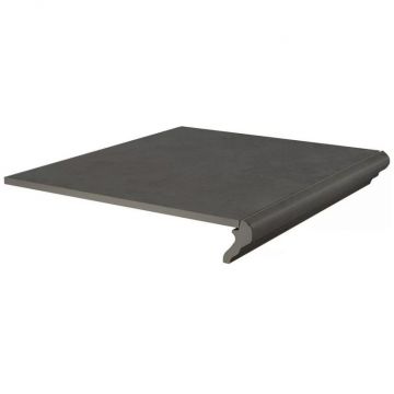 Ступень фронтальная Kerama Marazzi (Керама Марацци) Хадду серая тёмная матовая 40,2x34x0,8 см, KM4040G0041NGTF