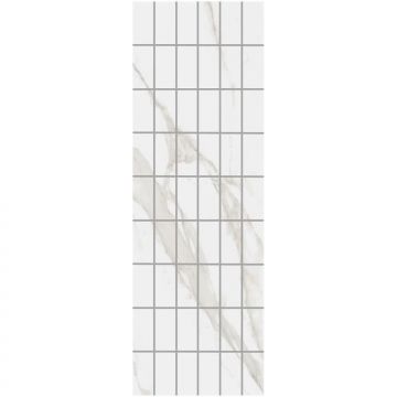 Декор чипсет Алентежу белый матовый обрезной 30x89,5x0,9 см Керама Марацци KMD2PTG007BR