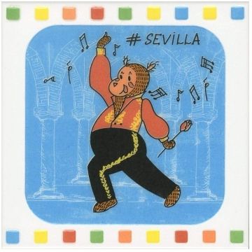 Декор Большое путешествие Seville 20х20 см Керама Марацци NT/A266/5009