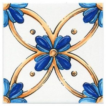 Вставка Капри майолика 9,8x9,8x7 см Керама Марацци STG/A488/1146H