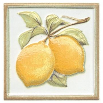 Декор Капри Лимончики глянцевый 9,8x9,8x11 см Керама Марацци TLA002H