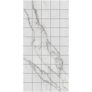 Декор чипсет Коррер белый глянцевый обрезной 30x60x0,9 см Керама Марацци KMD2PTG003BR
