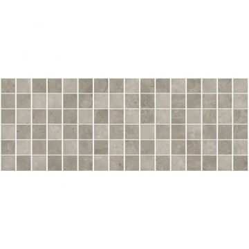 Декор Монсанту мозаичный серый светлый глянцевый 15х40 15x40x6,9 см Керама Марацци MM15150