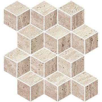 Декор Про Травертин мозаичный микс матовый обрезной 34,5x37x0,9 см Керама Марацци KMD2MSM019BR