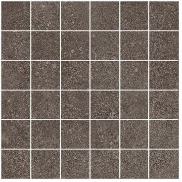 Декор Руссильон мозаичный коричневый тёмный матовый обрезной 30x30x0,9 см Керама Марацци KMD2MSA020BR