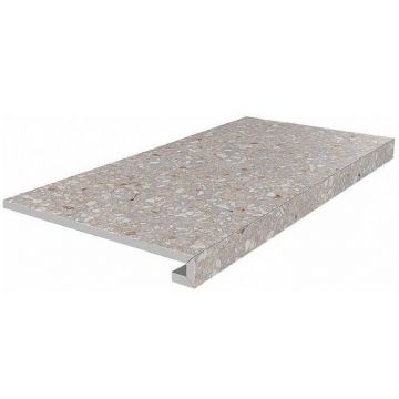 Ступень клееная Терраццо бежевый 33x60x0,9 см Керама Марацци SG632020R/GCF