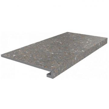 Ступень клееная Терраццо коричневый 33x60x0,9 см Керама Марацци SG632220R/GCF