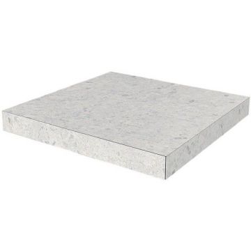 Ступень угловая клееная Терраццо серый светлый 33x33x0,9 см Керама Марацци SG632420R/GCA