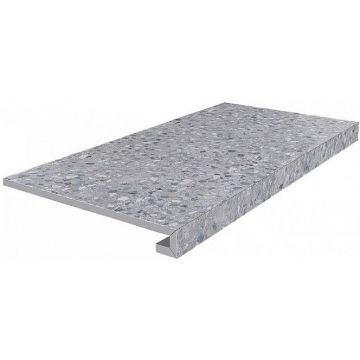 Ступень клееная Терраццо серый 33x60x0,9 см Керама Марацци SG632620R/GCF