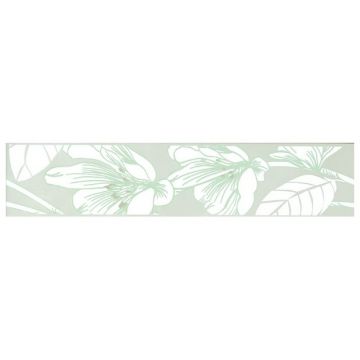 Бордюр Керама Марацци Аида 25х5,4 см зеленый глянцевая AR336195, Kerama Marazzi