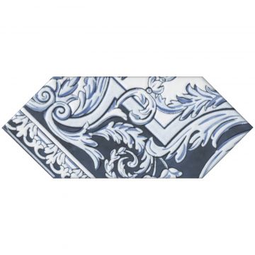Декор Керама Марацци Алмаш 34х14 см синий HGDA51535000, Декор, Kerama Marazzi