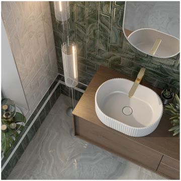 Декор Керама Марацци Сеттиньяно 20х9,9 см зеленый OSC27519077, Kerama Marazzi