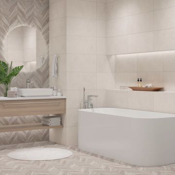 Керамогранит Lasselsberger (Лассельсбергер) Одри бежевый 30х60х0,85 см, 6260-0084