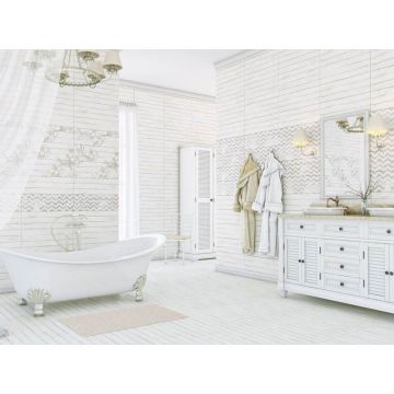 Керамогранит Lasselsberger (Лассельсбергер) Шебби Шик Белый матовый 19,9х60,3 см, 6064-0036