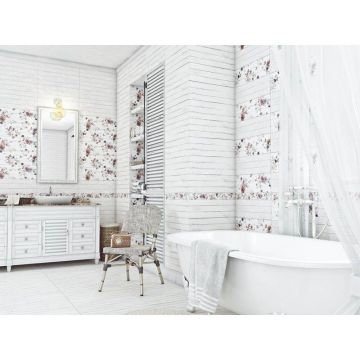 Керамогранит Lasselsberger (Лассельсбергер) Шебби Шик Белый матовый 19,9х60,3 см, 6064-0036