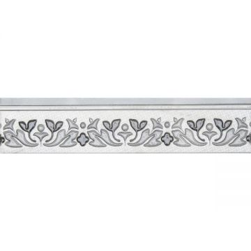 Бордюр Lasselsberger (Лассельсбергер) Бьянка Каррара белый 10х45 см, 7304-0003