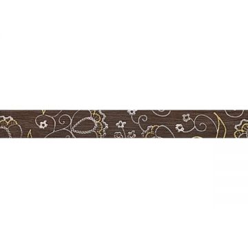Бордюр Lasselsberger (Лассельсбергер) Наоми коричневый 4,5х39,8 см