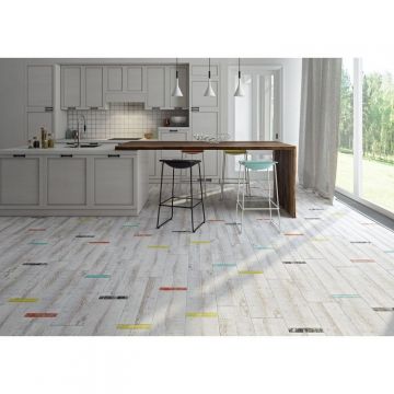 Керамогранит Lasselsberger (LB Ceramics) Мезон Белый матовый 60,3x19,9 см, 6264-0037