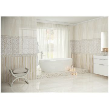 Декор Ласселсбергер Tender Marble 60х20 см бежевый глянцевая 1064-0039-1001, Lasselsberger