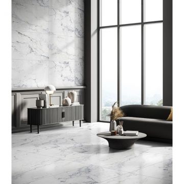 Керамогранит Vitra MarbleSystem Бреча Белый Лаппато R9 Ректификат K948085LPR 60х120 см