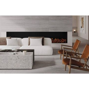 Керамогранит Vitra StoneSystem Боргония Линейный Серый Матовый R10A K948096R 60х120 см