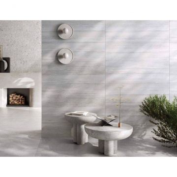 Керамогранит Vitra (Витра) StoneSystem Чеппо Ди Гре Серый Матовый R10A K948097R 60х120 см