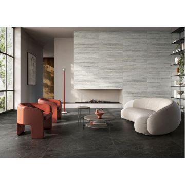 Керамогранит Vitra (Витра) StoneSystem Пьетра Рома Антрацит Матовый R10A K948102R 60х120 см