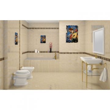 Бордюр Vitra (Витра) Fresco матовый 2x25 см, K085840