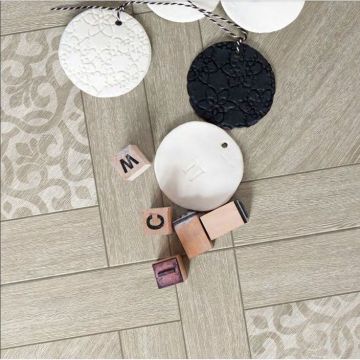 Керамогранит Vitra (Витра) Grace Линии Дуб матовый R9 45х45 см, K944115