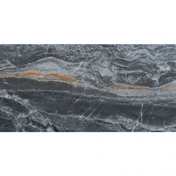 Керамогранит Vitra (Витра) Bergamo Антрацит лаппатированный ректификат 30x60 см, K946611LPR01VTE0