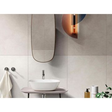 Керамогранит Vitra (Витра) MicroCement Кремовый матовый R10A ректификат 60x60 см, K947914R0001VTET