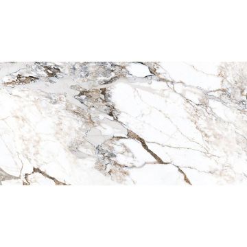 Керамогранит Vitra (Витра) Marble-X Бреча Капрайа Белый лаппатированный ректификат 60x120 см, K949747LPR01VTE0