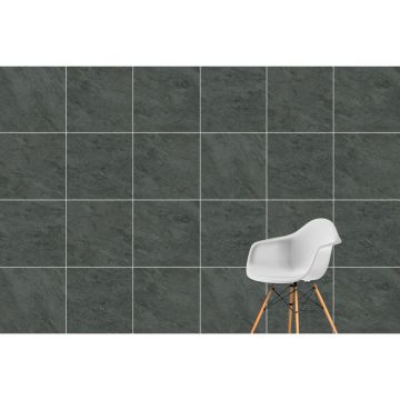 Керамогранит Vitra (Витра) Quarstone Антрацит матовый R10B 7 ректификат 60x60 см, K951812R0001VTE0