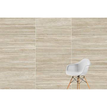 Керамогранит Vitra (Витра) CityStone Травертин Линейный матовый R10A 7 ректификат 60x120 см, K951847R0001VTEP