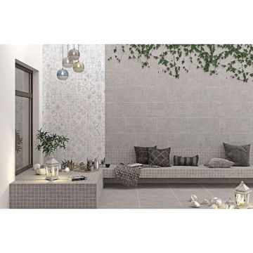 Керамогранит Vitra (Витра) Newcon Серебристо-Серый ректификат 30х60x0.9 см, K945752R0001VTEP