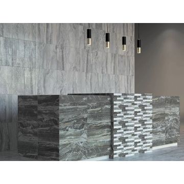 Керамогранит Vitra (Витра) Bergamo Серый лаппатированный 30х60 см, K946612LPR