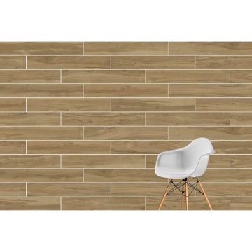 Керамогранит Vitra (Витра) Walnut Бежевый Матовый R10A Ректификат 20x120x0.9 см, K947905R0001VTEB