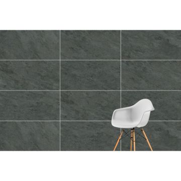 Керамогранит Vitra (Витра) Quarstone Антрацит Матовый R10B ректификат 60x120x0.8 см, K948040R0001VTER
